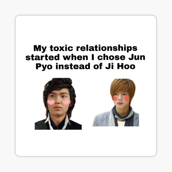 Mis relaciones toxicas comenzaron con Jun Pyo Pegatina
