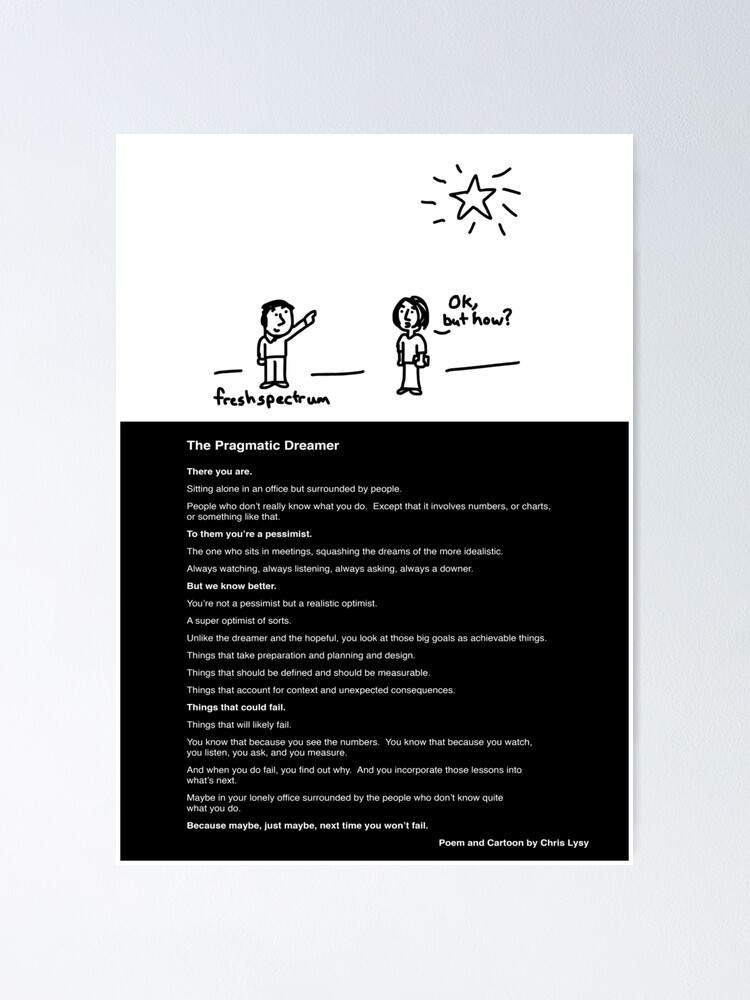 Alternate view of The Pragmatic Dreamer Poster