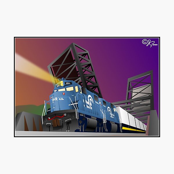 Item preview, Big Blue Over Draw designed and sold by Jake's Retro Rails.