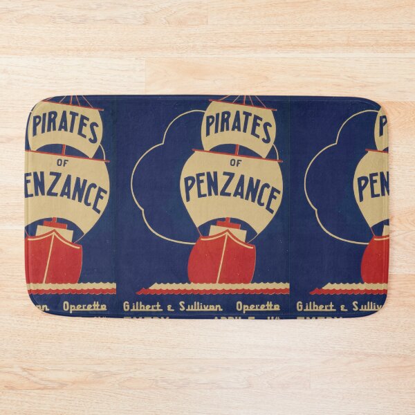 Item preview, WPA United States Government Work Project Administration Poster 0722 Pirates of Penzance Gilbert Sullivan Cincinnati Federal Theatre designed and sold by wetdryvac.
