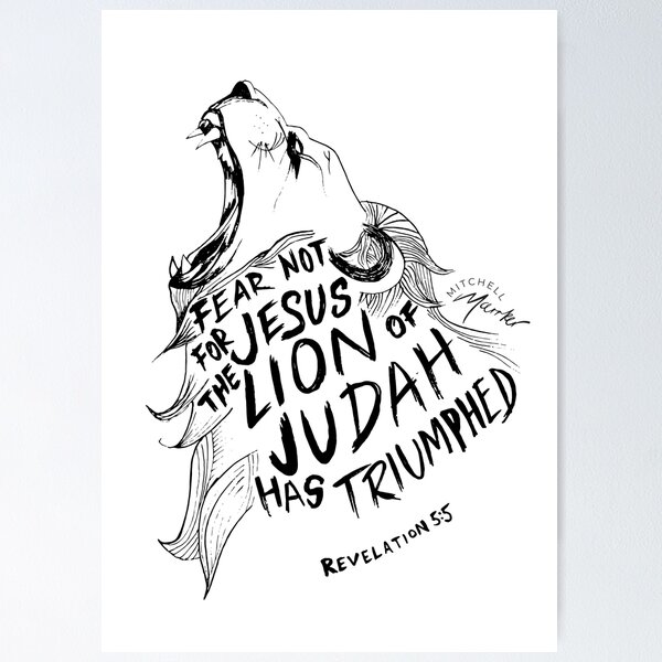 Item preview, Lion of Judah (White) designed and sold by MitchellMarrker.