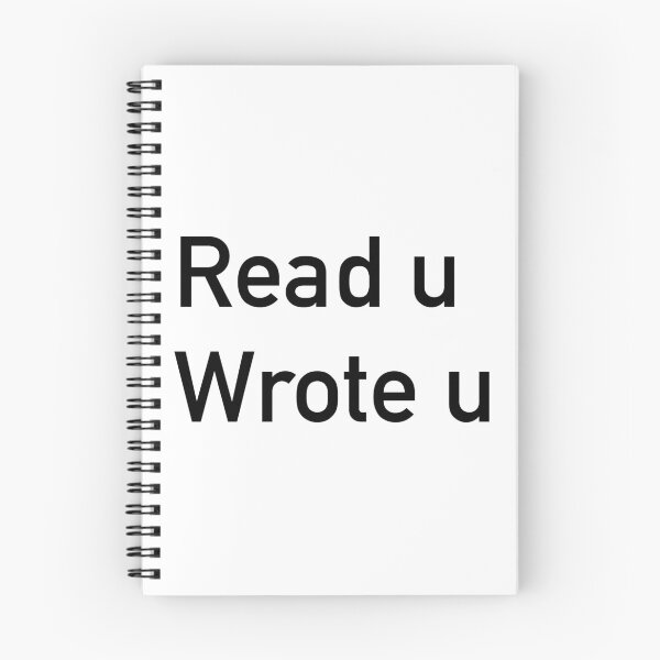 Item preview, Read U Wrote U designed and sold by FaCurls.