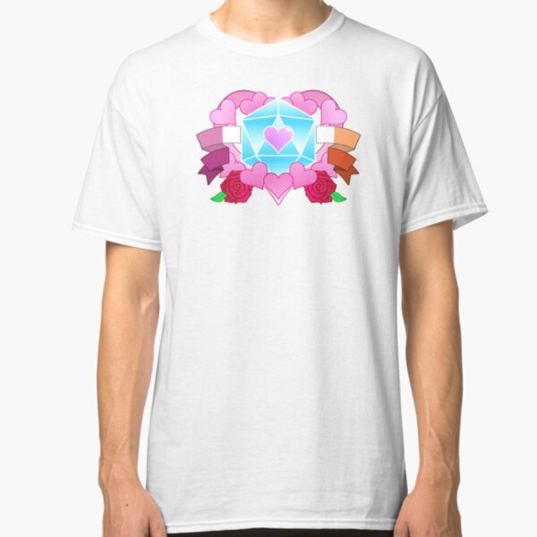 DiceHeart - Pride Month 2020 - LESBIAN BANNER, LIGHT BLUE DICE Classic T-Shirt