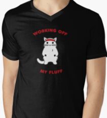 Working Off My Fluff Men's V-Neck T-Shirt