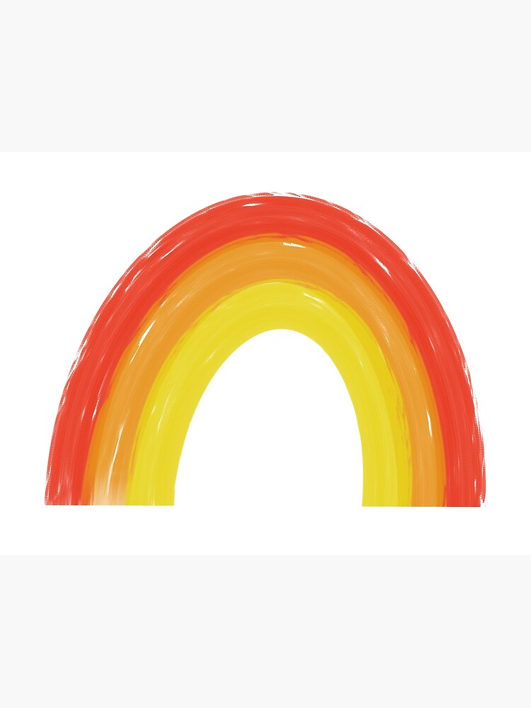 Red, Orange, and Yellow Rainbow | Greeting Card