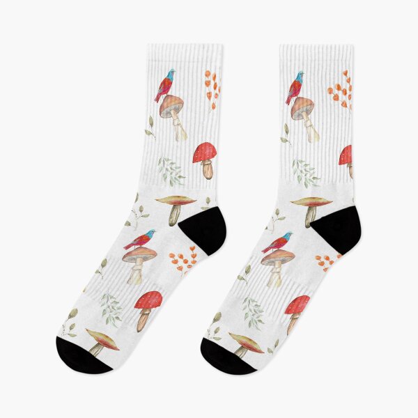 Item preview, Little bird on the mushroom designed and sold by latiendadearyam.
