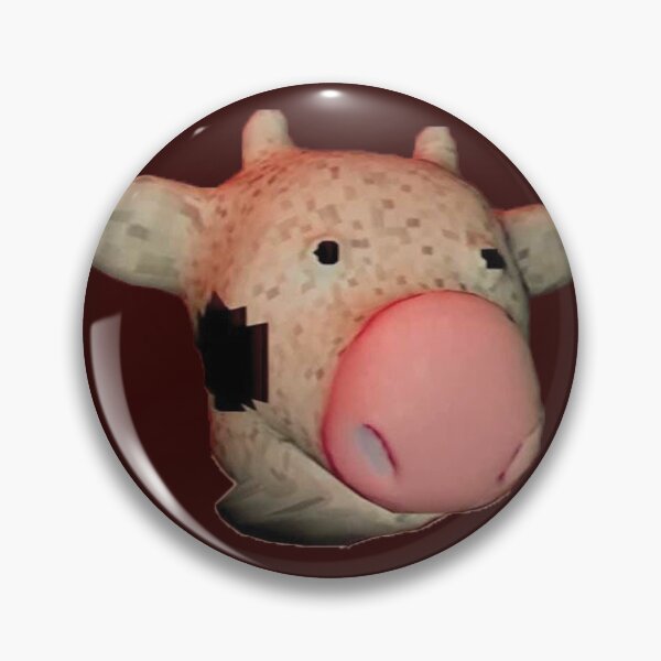 Item preview, Happy's Humble Burger Barn Cow (Classically Textless) designed and sold by MerchGameStore.