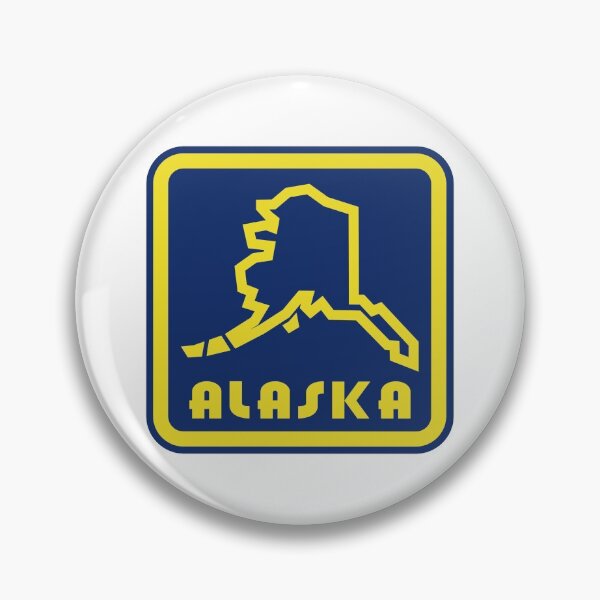 Item preview, Retro Alaska Badge designed and sold by Nomad-Ind.