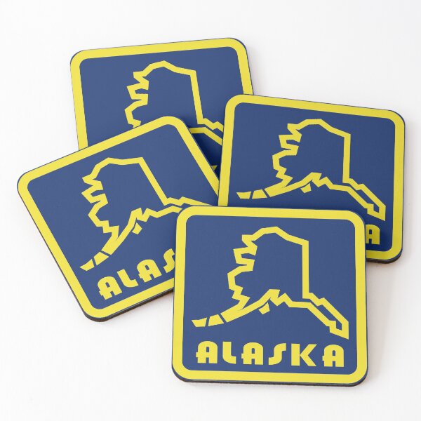Item preview, Retro Alaska Badge designed and sold by Nomad-Ind.