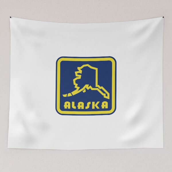 Item preview, Retro Alaska Badge designed and sold by Nomad-Ind.