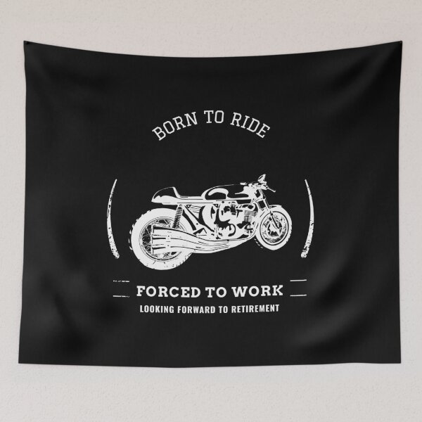 Item preview, Born To Ride, Forced To Work designed and sold by JodyzDesigns.