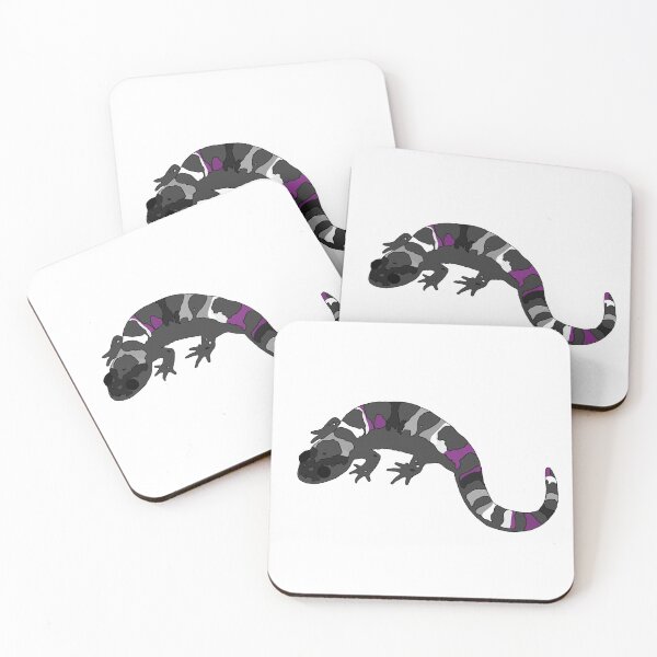 Item preview, Asexual Pride Salamander designed and sold by VanHollowStudio.