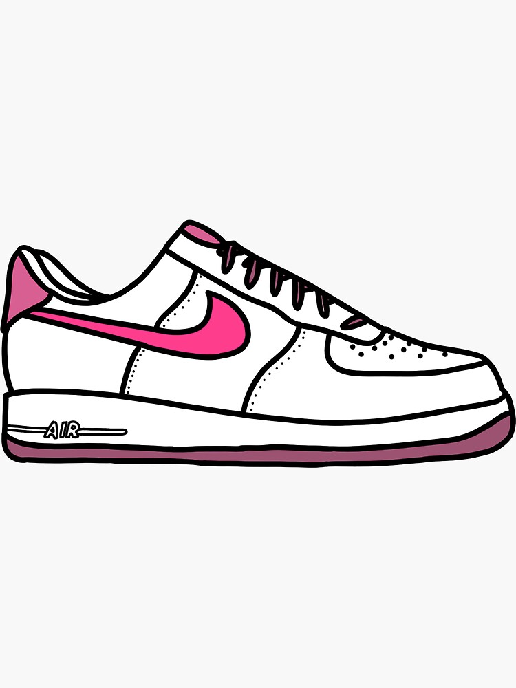 tan and pink air forces