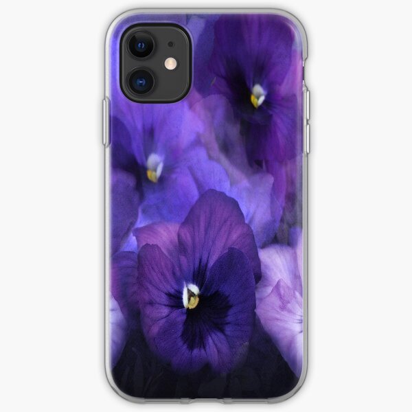 "Purple Pansy iPhone Cover..." iPhone Soft Case