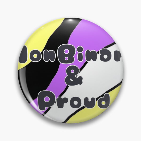 Item preview, NonBinary&Proud designed and sold by siddrawss.