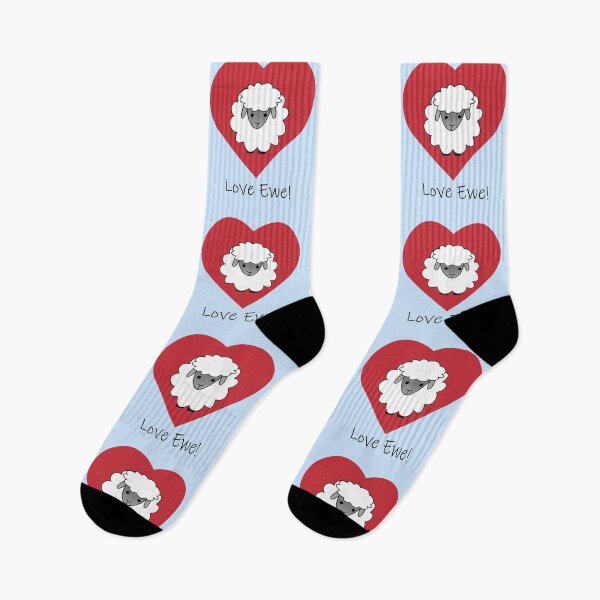 Item preview, Cute and Funny Love Ewe designed and sold by Hedgie Designs.