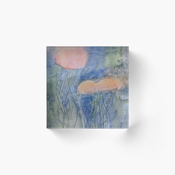 Jellyfish Dance Acrylic Block