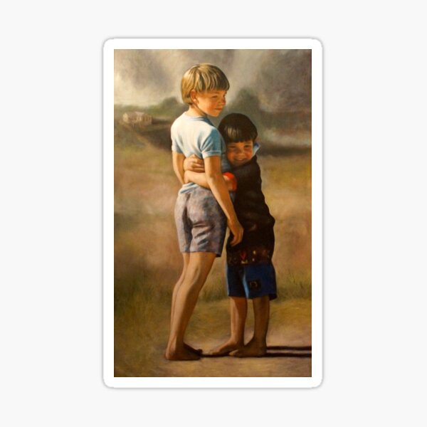 Item preview, The Hug    - Oil Painting by Avril Thomas - Adelaide / South Australia Artist designed and sold by AvrilThomasart.