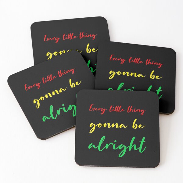 Item preview, Every little thing gonna be alright reggae rasta colours gift designed and sold by Stageystuff.