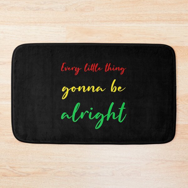 Item preview, Every little thing gonna be alright reggae rasta colours gift designed and sold by Stageystuff.