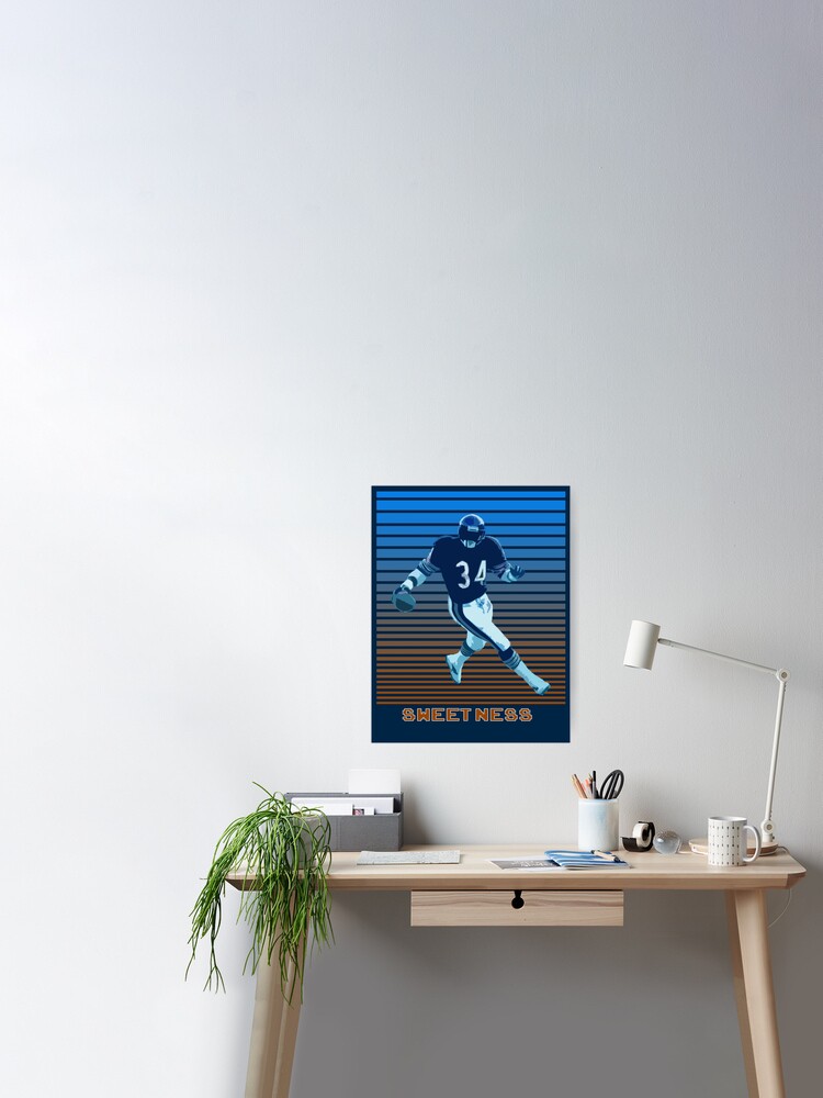 Walter Payton - Sweetness  Poster for Sale by RitualShirtsss