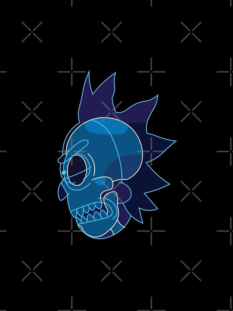 Rick Sanchez head X-Ray from Rick and Morty ™ by AmpersandCuster