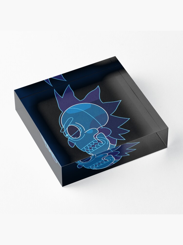 Alternate view of Rick Sanchez head X-Ray from Rick and Morty ™ Acrylic Block
