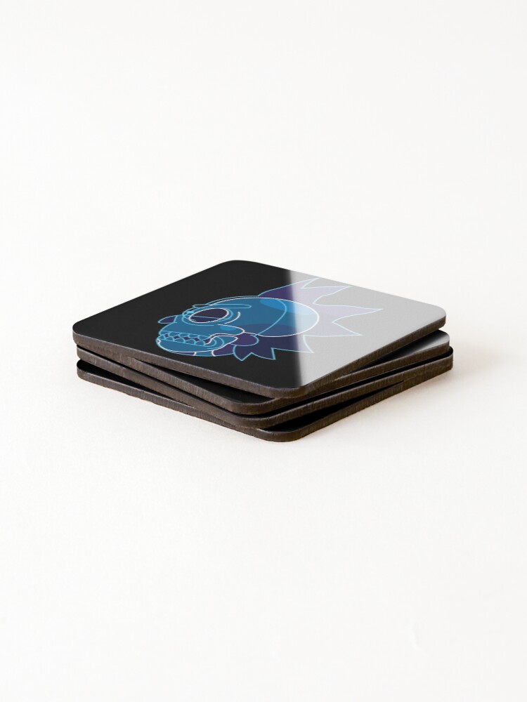 Alternate view of Rick Sanchez head X-Ray from Rick and Morty ™ Coasters (Set of 4)