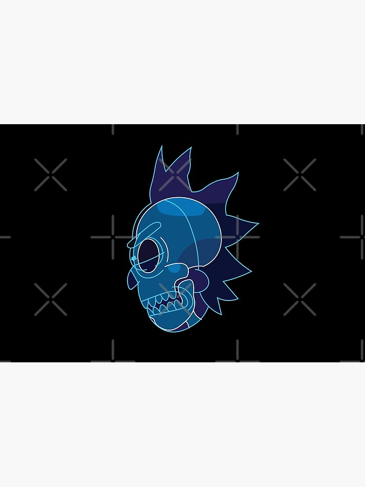 Rick Sanchez head X-Ray from Rick and Morty ™ by AmpersandCuster
