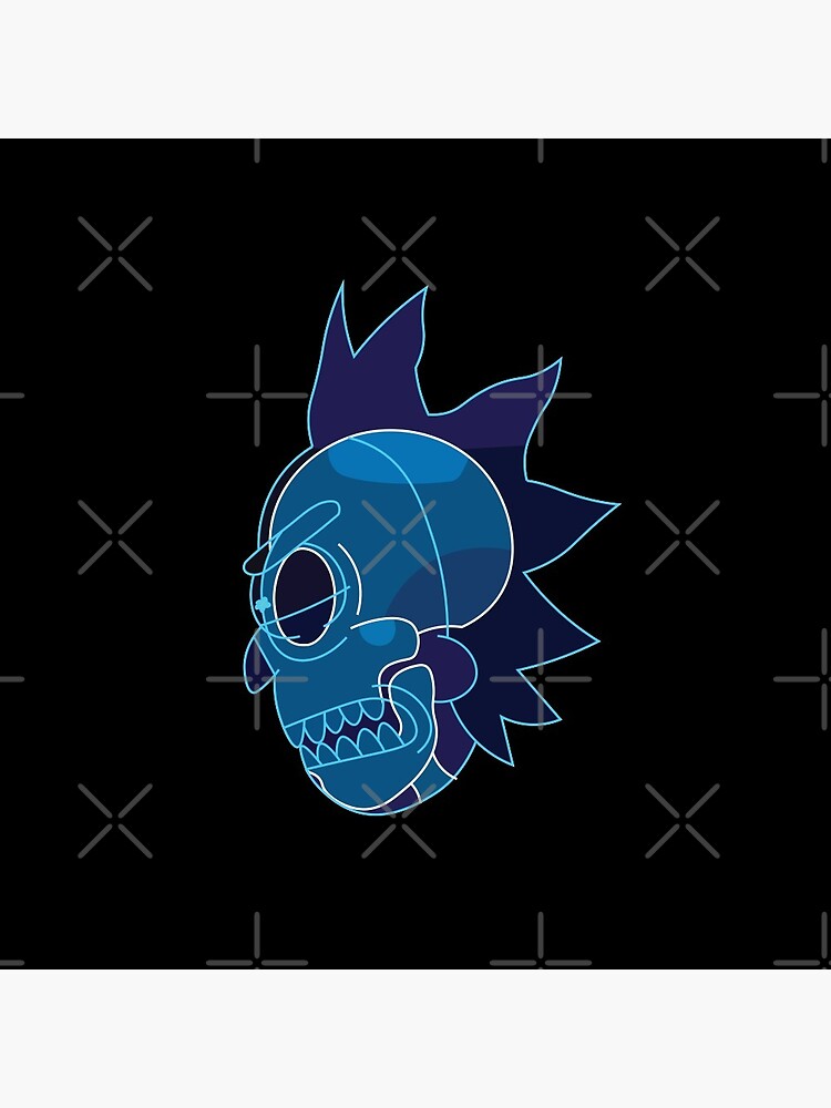 Rick Sanchez head X-Ray from Rick and Morty ™ by AmpersandCuster