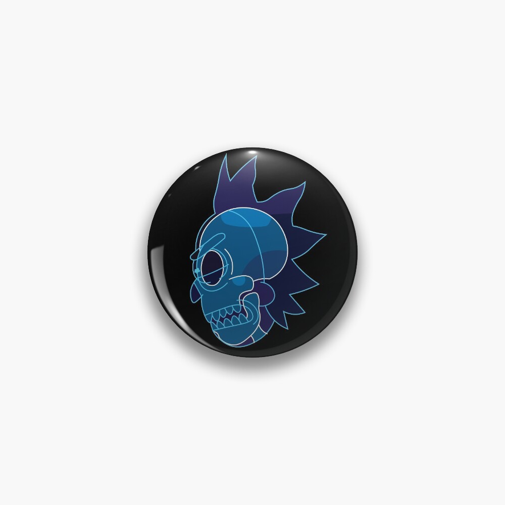 Rick Sanchez head X-Ray from Rick and Morty ™ Pin