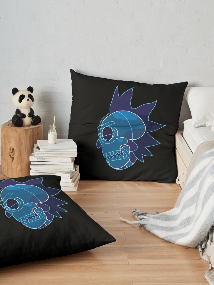 Alternate view of Rick Sanchez head X-Ray from Rick and Morty ™ Floor Pillow