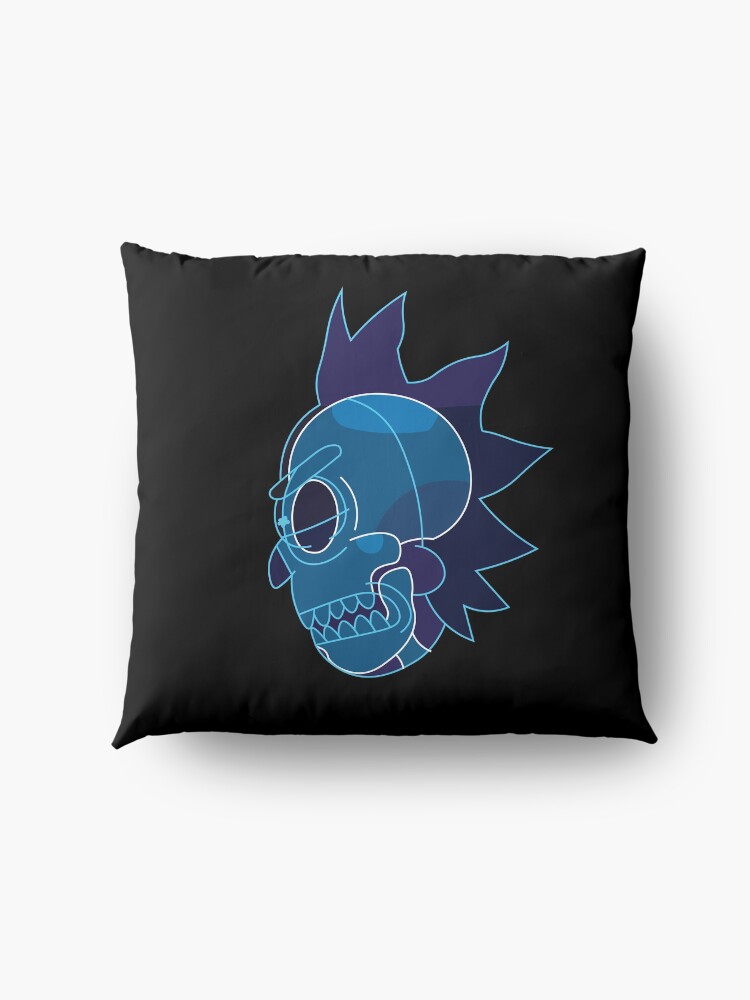 Alternate view of Rick Sanchez head X-Ray from Rick and Morty ™ Floor Pillow