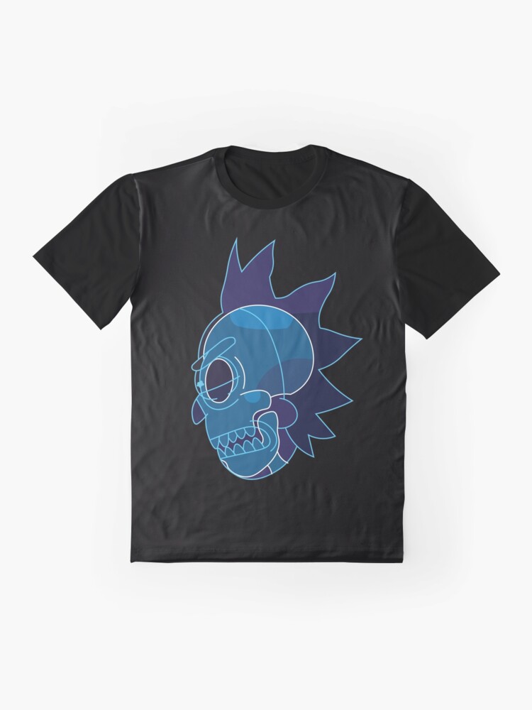 Alternate view of Rick Sanchez head X-Ray from Rick and Morty ™ Graphic T-Shirt