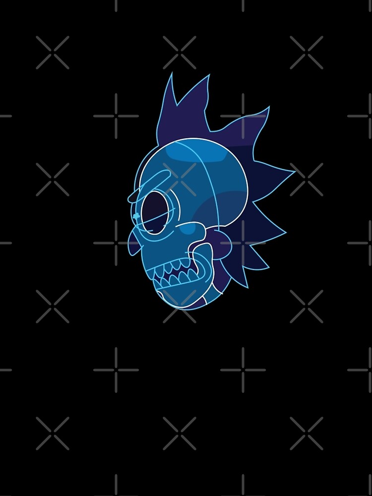 Rick Sanchez head X-Ray from Rick and Morty ™ by AmpersandCuster