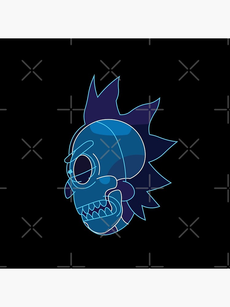 Rick Sanchez head X-Ray from Rick and Morty ™ by AmpersandCuster