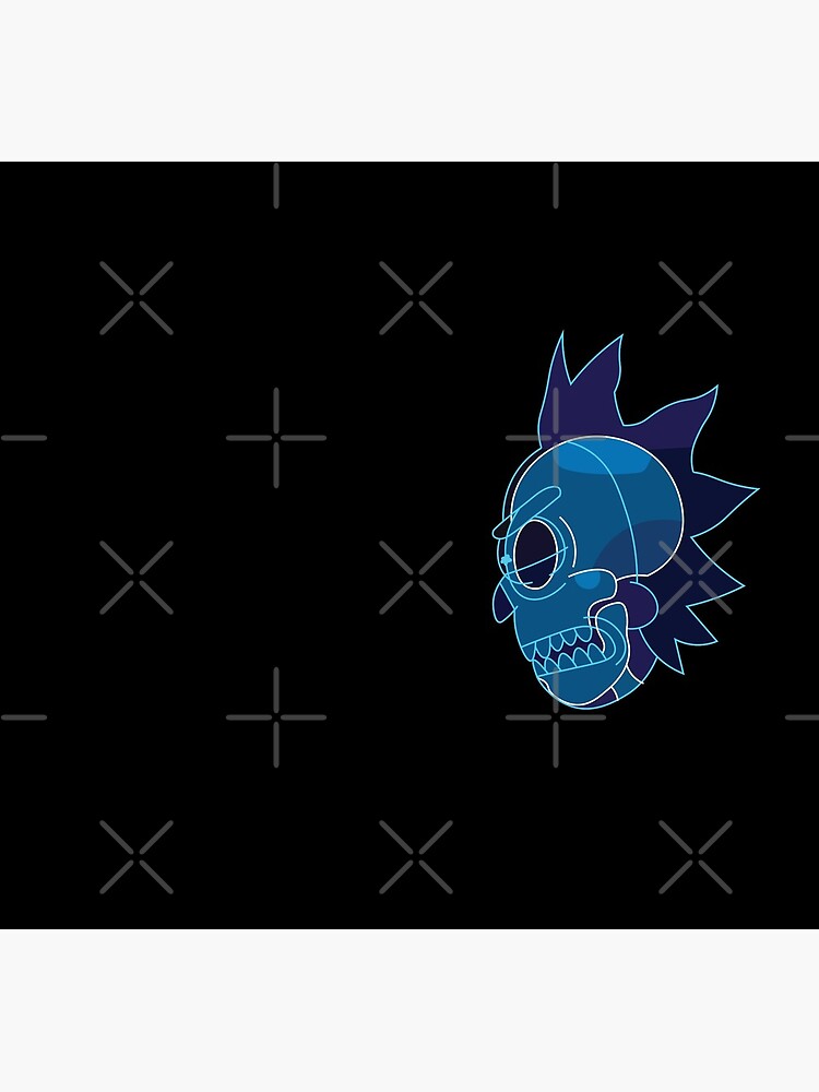 Rick Sanchez head X-Ray from Rick and Morty ™ by AmpersandCuster