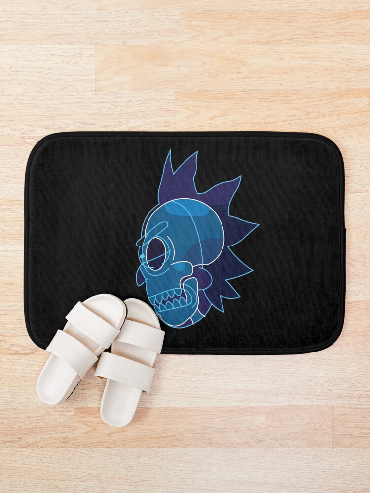 Alternate view of Rick Sanchez head X-Ray from Rick and Morty ™ Bath Mat