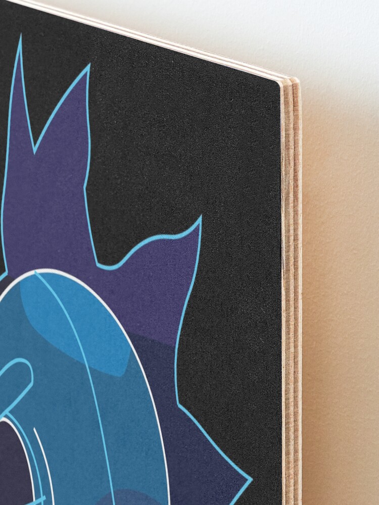 Alternate view of Rick Sanchez head X-Ray from Rick and Morty ™ Mounted Print