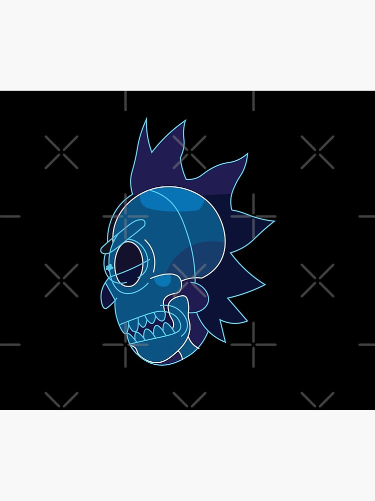 Rick Sanchez head X-Ray from Rick and Morty ™ by AmpersandCuster