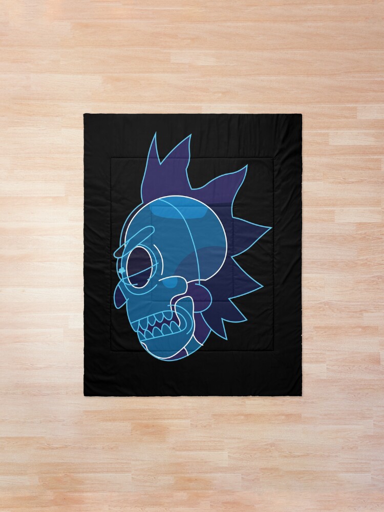 Alternate view of Rick Sanchez head X-Ray from Rick and Morty ™ Comforter