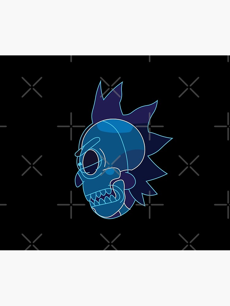 Rick Sanchez head X-Ray from Rick and Morty ™ by AmpersandCuster