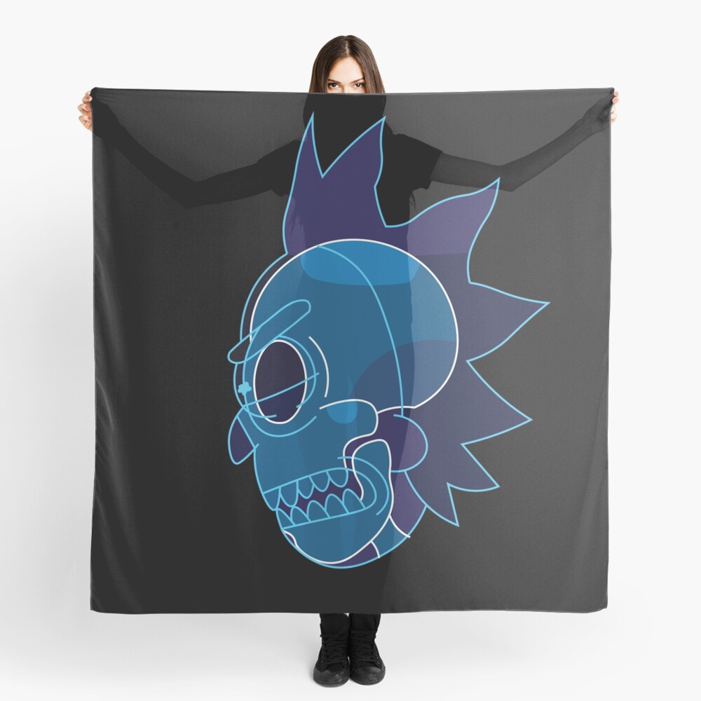 Rick Sanchez head X-Ray from Rick and Morty ™ Scarf