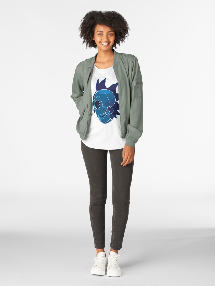 Alternate view of Rick Sanchez head X-Ray from Rick and Morty ™ Premium Scoop T-Shirt