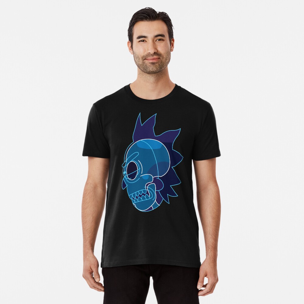 Rick Sanchez head X-Ray from Rick and Morty ™ Premium T-Shirt