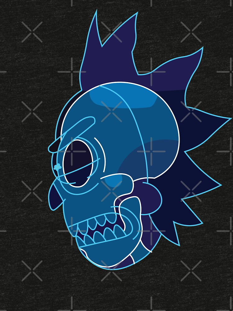 Rick Sanchez head X-Ray from Rick and Morty ™ by AmpersandCuster