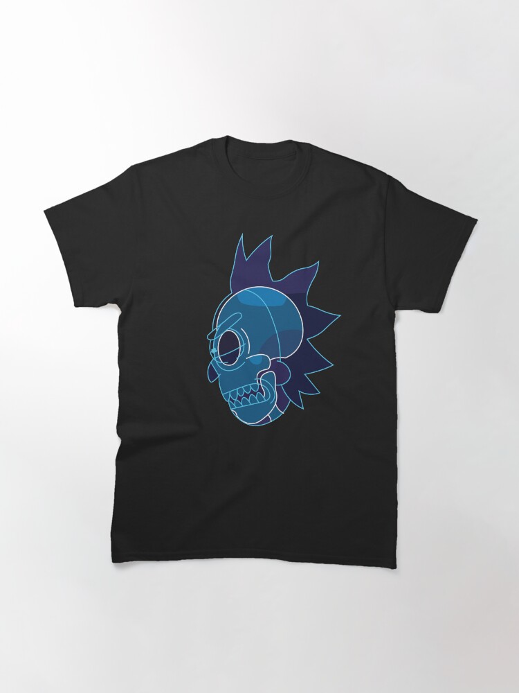 Alternate view of Rick Sanchez head X-Ray from Rick and Morty ™ Classic T-Shirt