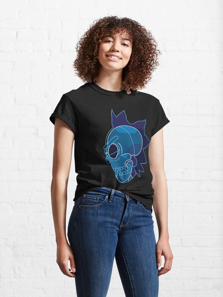 Alternate view of Rick Sanchez head X-Ray from Rick and Morty ™ Classic T-Shirt