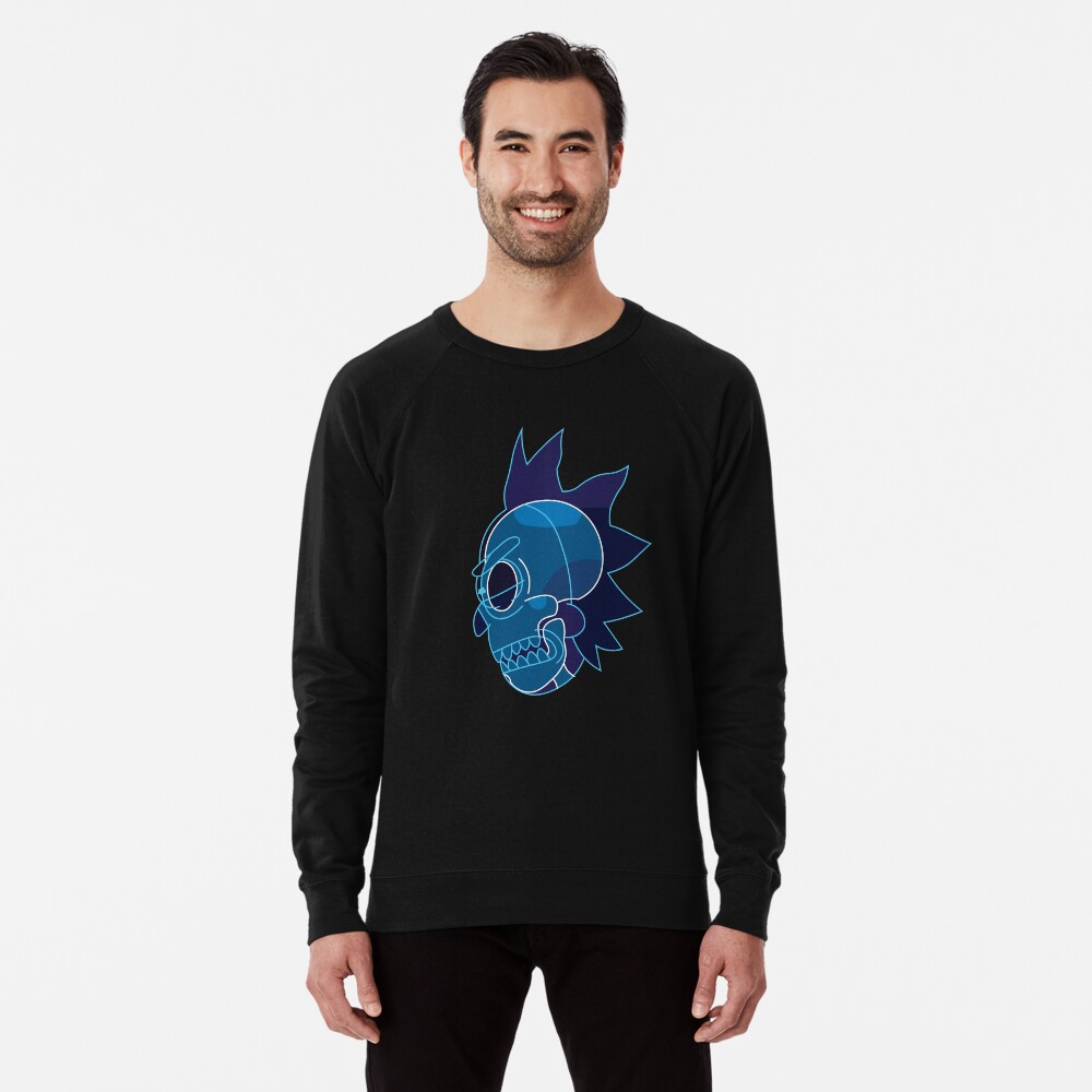 Rick Sanchez head X-Ray from Rick and Morty ™ Lightweight Sweatshirt