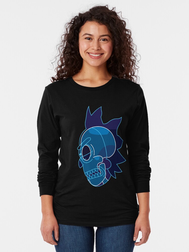 Alternate view of Rick Sanchez head X-Ray from Rick and Morty ™ Long Sleeve T-Shirt